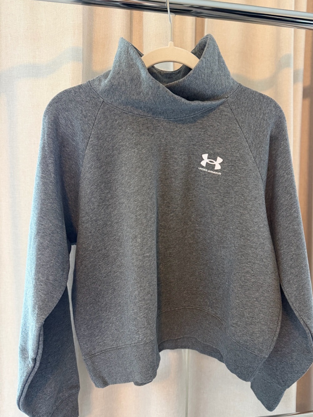 Under Armour Women’s Gray Funnel Cowl Sweatshirt